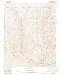 Knob Hill California Historical topographic map, 1:24000 scale, 7.5 X 7.5 Minute, Year 1965