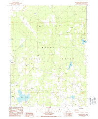 Knobcone Butte California Historical topographic map, 1:24000 scale, 7.5 X 7.5 Minute, Year 1988