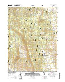 Knox Mountain California Current topographic map, 1:24000 scale, 7.5 X 7.5 Minute, Year 2015