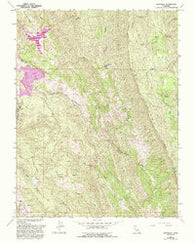 Knoxville California Historical topographic map, 1:24000 scale, 7.5 X 7.5 Minute, Year 1958