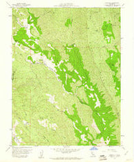 Knoxville California Historical topographic map, 1:24000 scale, 7.5 X 7.5 Minute, Year 1958