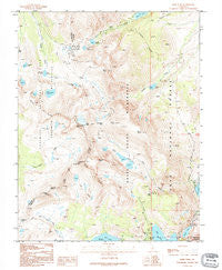 Koip Peak California Historical topographic map, 1:24000 scale, 7.5 X 7.5 Minute, Year 1992