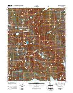 Koip Peak California Historical topographic map, 1:24000 scale, 7.5 X 7.5 Minute, Year 2012
