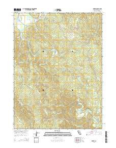 Korbel California Current topographic map, 1:24000 scale, 7.5 X 7.5 Minute, Year 2015
