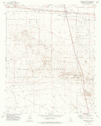 Kramer Junction California Historical topographic map, 1:24000 scale, 7.5 X 7.5 Minute, Year 1973