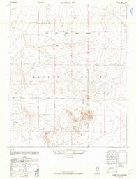 Kramer SW California Historical topographic map, 1:24000 scale, 7.5 X 7.5 Minute, Year 1947