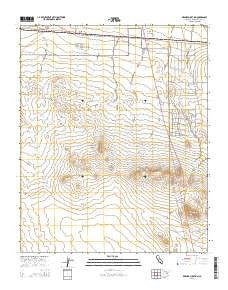 Kramer Junction California Current topographic map, 1:24000 scale, 7.5 X 7.5 Minute, Year 2015