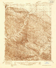 Kreyenhagen Hills California Historical topographic map, 1:31680 scale, 7.5 X 7.5 Minute, Year 1936