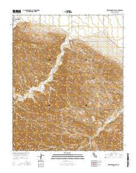 Kreyenhagen Hills California Current topographic map, 1:24000 scale, 7.5 X 7.5 Minute, Year 2015