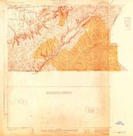 La Brea California Historical topographic map, 1:24000 scale, 7.5 X 7.5 Minute, Year 1928