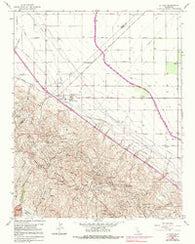 La Cima California Historical topographic map, 1:24000 scale, 7.5 X 7.5 Minute, Year 1963