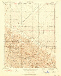 La Cima California Historical topographic map, 1:24000 scale, 7.5 X 7.5 Minute, Year 1930
