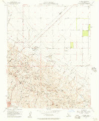 La Cima California Historical topographic map, 1:24000 scale, 7.5 X 7.5 Minute, Year 1954
