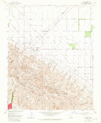 La Cima California Historical topographic map, 1:24000 scale, 7.5 X 7.5 Minute, Year 1963