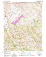 La Costa Valley California Historical topographic map, 1:24000 scale, 7.5 X 7.5 Minute, Year 1960