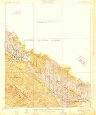 La Crescenta California Historical topographic map, 1:24000 scale, 7.5 X 7.5 Minute, Year 1928