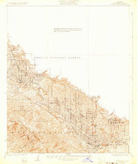 La Crescenta California Historical topographic map, 1:24000 scale, 7.5 X 7.5 Minute, Year 1928