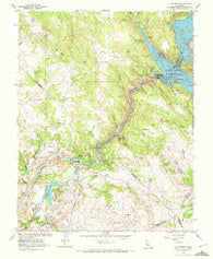 La Grange California Historical topographic map, 1:24000 scale, 7.5 X 7.5 Minute, Year 1962