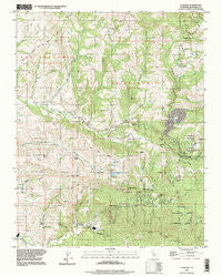 La Honda California Historical topographic map, 1:24000 scale, 7.5 X 7.5 Minute, Year 1997