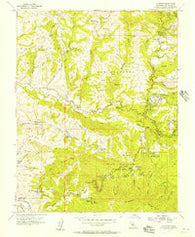 La Honda California Historical topographic map, 1:24000 scale, 7.5 X 7.5 Minute, Year 1955