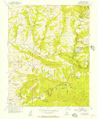 La Honda California Historical topographic map, 1:24000 scale, 7.5 X 7.5 Minute, Year 1955