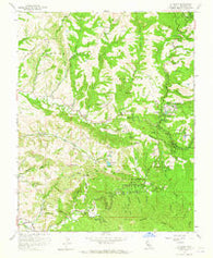 La Honda California Historical topographic map, 1:24000 scale, 7.5 X 7.5 Minute, Year 1961