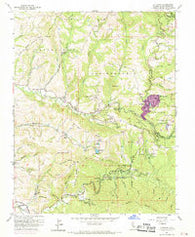 La Honda California Historical topographic map, 1:24000 scale, 7.5 X 7.5 Minute, Year 1961