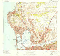 La Jolla California Historical topographic map, 1:24000 scale, 7.5 X 7.5 Minute, Year 1953