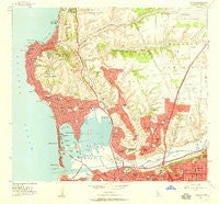 La Jolla California Historical topographic map, 1:24000 scale, 7.5 X 7.5 Minute, Year 1953