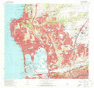 La Jolla California Historical topographic map, 1:24000 scale, 7.5 X 7.5 Minute, Year 1967