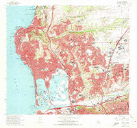 La Jolla California Historical topographic map, 1:24000 scale, 7.5 X 7.5 Minute, Year 1967