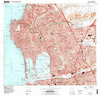 La Jolla California Historical topographic map, 1:24000 scale, 7.5 X 7.5 Minute, Year 1996