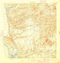 La Jolla California Historical topographic map, 1:62500 scale, 15 X 15 Minute, Year 1903