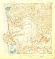 La Jolla California Historical topographic map, 1:62500 scale, 15 X 15 Minute, Year 1903
