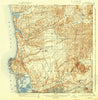 La Jolla California Historical topographic map, 1:62500 scale, 15 X 15 Minute, Year 1903