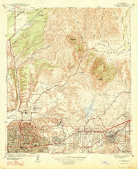 La Mesa California Historical topographic map, 1:24000 scale, 7.5 X 7.5 Minute, Year 1947
