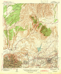 La Mesa California Historical topographic map, 1:31680 scale, 7.5 X 7.5 Minute, Year 1942