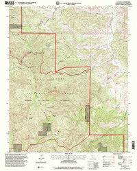 La Panza California Historical topographic map, 1:24000 scale, 7.5 X 7.5 Minute, Year 1995