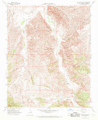 La Panza Ranch California Historical topographic map, 1:24000 scale, 7.5 X 7.5 Minute, Year 1966