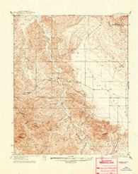 La Panza California Historical topographic map, 1:62500 scale, 15 X 15 Minute, Year 1935