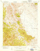 La Panza California Historical topographic map, 1:62500 scale, 15 X 15 Minute, Year 1952