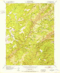 La Porte California Historical topographic map, 1:24000 scale, 7.5 X 7.5 Minute, Year 1951