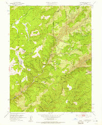 La Porte California Historical topographic map, 1:24000 scale, 7.5 X 7.5 Minute, Year 1951