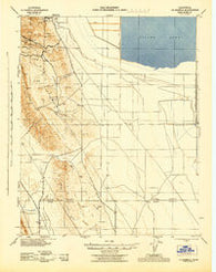 La Rambla California Historical topographic map, 1:62500 scale, 15 X 15 Minute, Year 1943