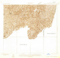 La Verne and Evey Canyon California Historical topographic map, 1:24000 scale, 7.5 X 7.5 Minute, Year 1933