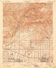 La Verne California Historical topographic map, 1:24000 scale, 7.5 X 7.5 Minute, Year 1940