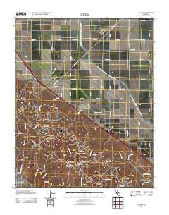 La Cima California Historical topographic map, 1:24000 scale, 7.5 X 7.5 Minute, Year 2012