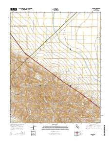 La Cima California Current topographic map, 1:24000 scale, 7.5 X 7.5 Minute, Year 2015