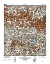 La Habra California Historical topographic map, 1:24000 scale, 7.5 X 7.5 Minute, Year 2012