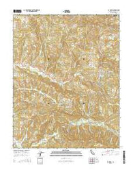 La Honda California Current topographic map, 1:24000 scale, 7.5 X 7.5 Minute, Year 2015